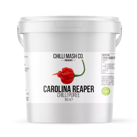 Carolina Reaper Chilli Puree 1kg - Chilli Mash Company