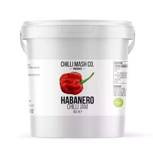 Habanero Chilli Jam  1kg -  Chilli Mash Company - Medium Heat