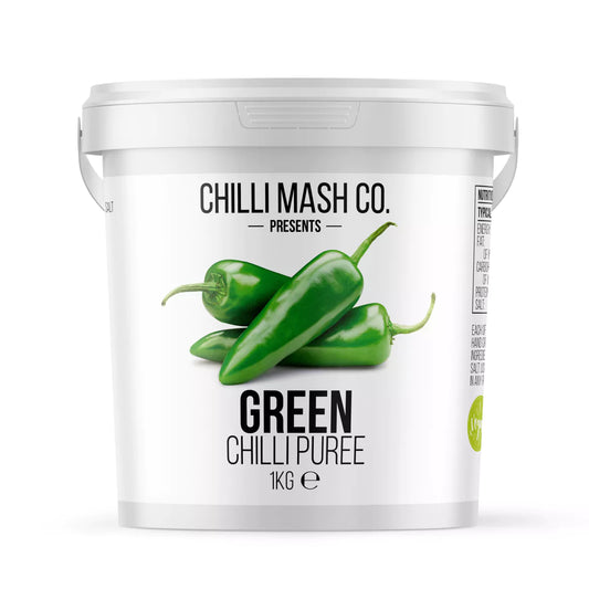 Green Chilli Puree 1kg - Chilli Mash Company