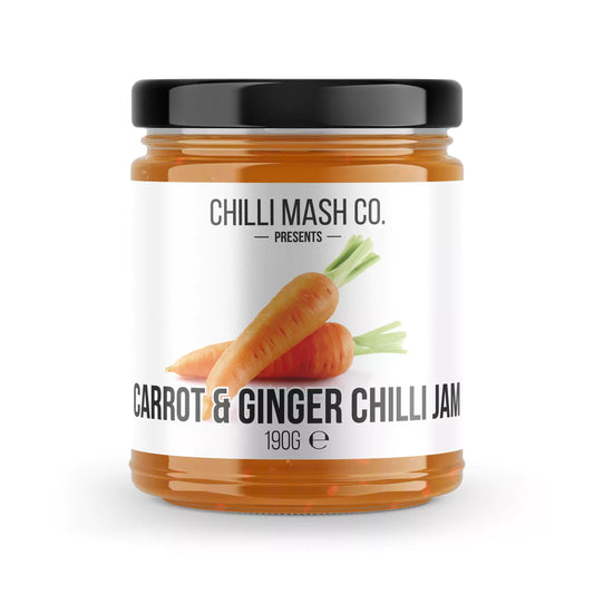 Carrot & Ginger Chilli Jam 190g - Chilli Mash Company - Persian Inspired