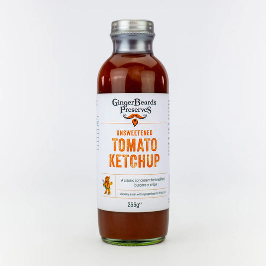 Unsweetened Tomato Ketchup - 255g - Gingerbeard