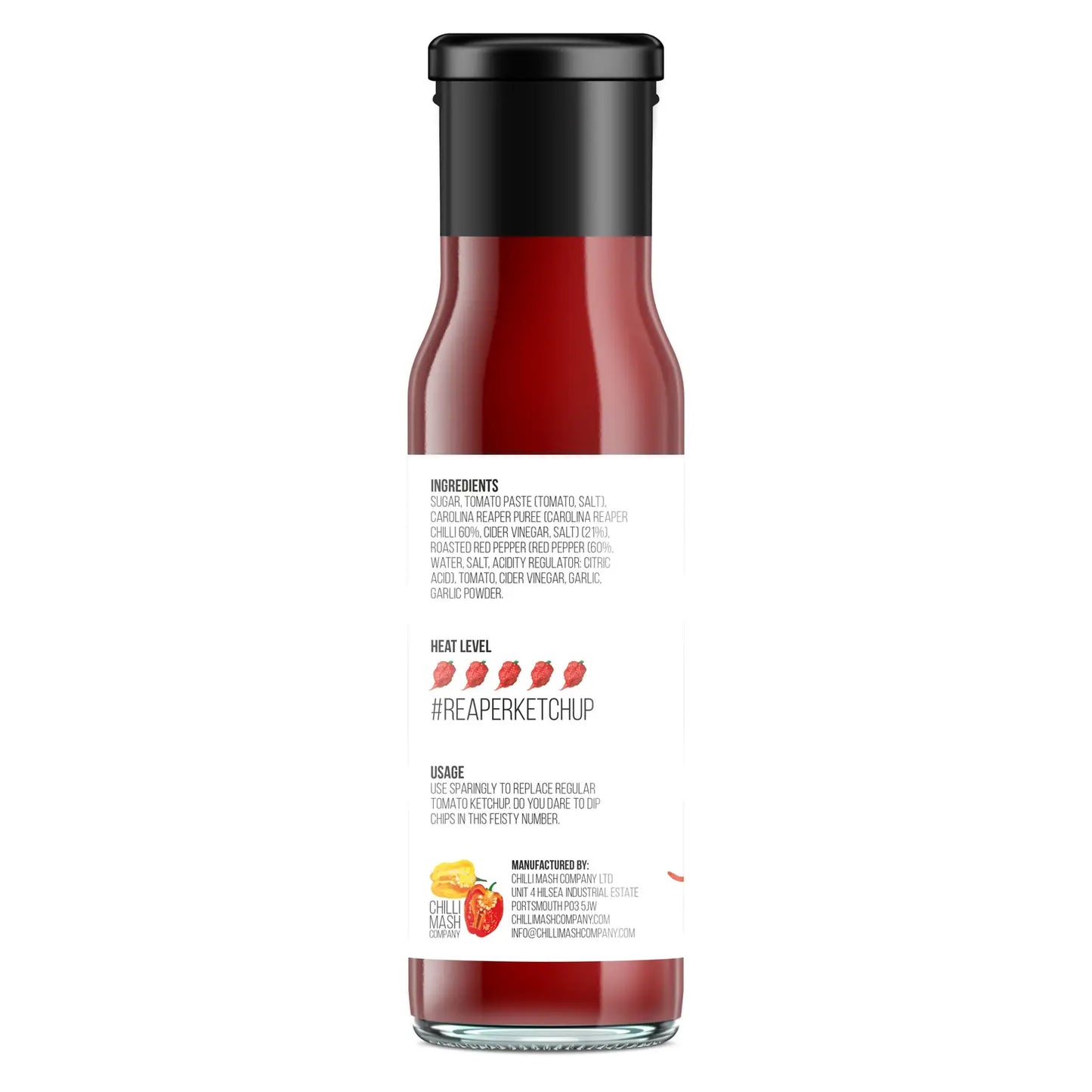 Carolina Reaper Chilli Ketchup - Chilli Mash Company - 250ml